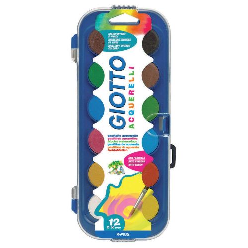 ACQUERELLI 30MM GIOTTO 12PZ F351200